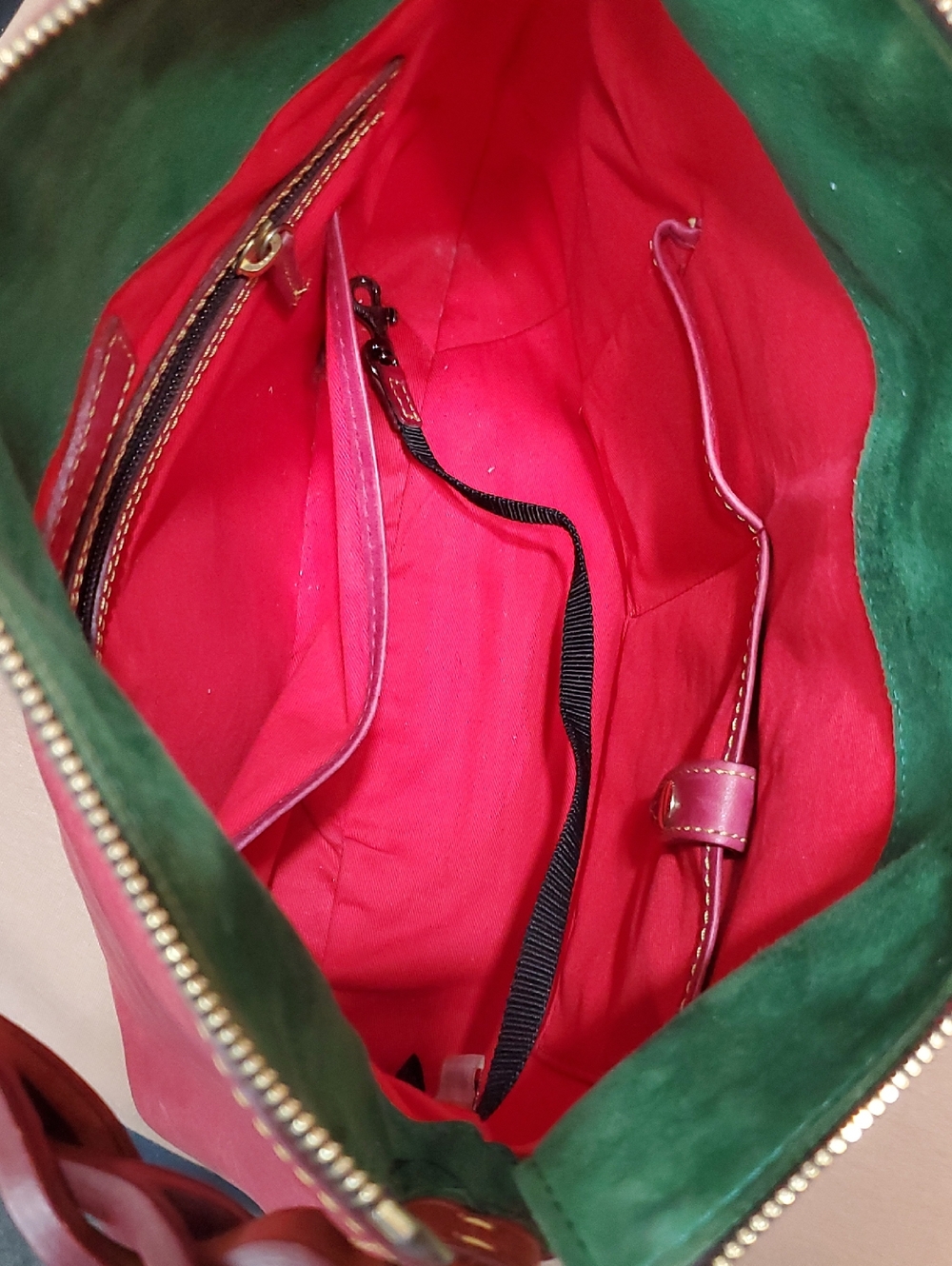 Dooney Raspberry Twist Strap Hobo - Picture 7 of 10